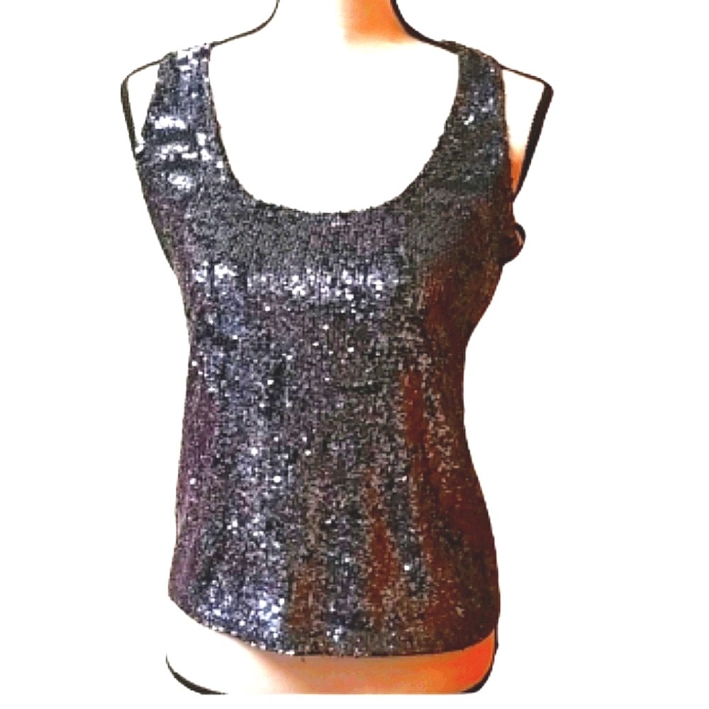 Cooper by Trelise Gray Blue Sequin Top 4 Taylor Swift